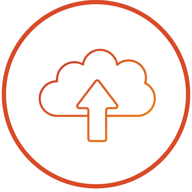 Vectorontwerp Upload Icon Style