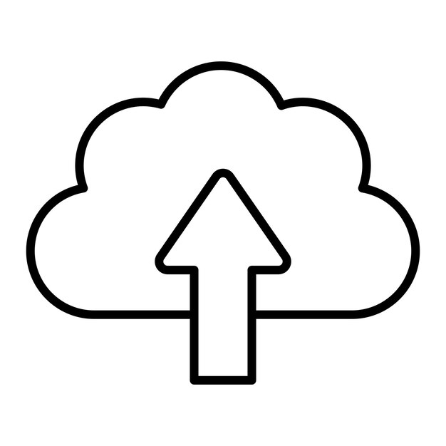 Vectorontwerp Upload Icon Style
