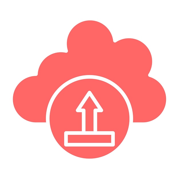 Vectorontwerp Upload Icon Style