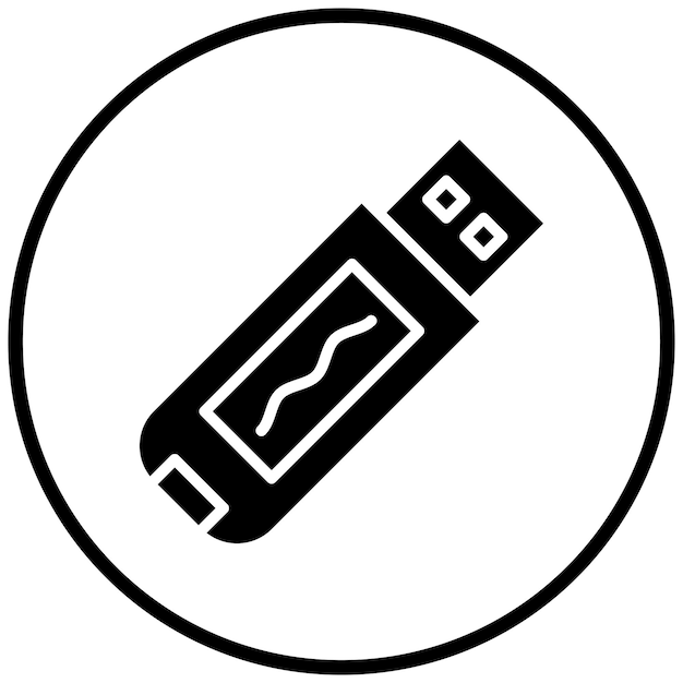 Vectorontwerp Usb Icon Stijl