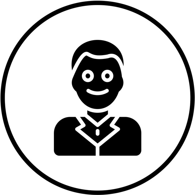 Vectorontwerp Vader Icon Stijl