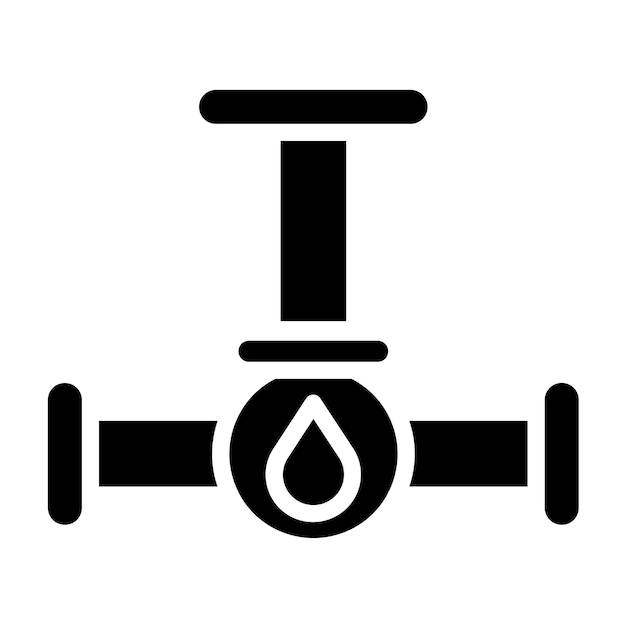 Vectorontwerp Valve Core Icon Style