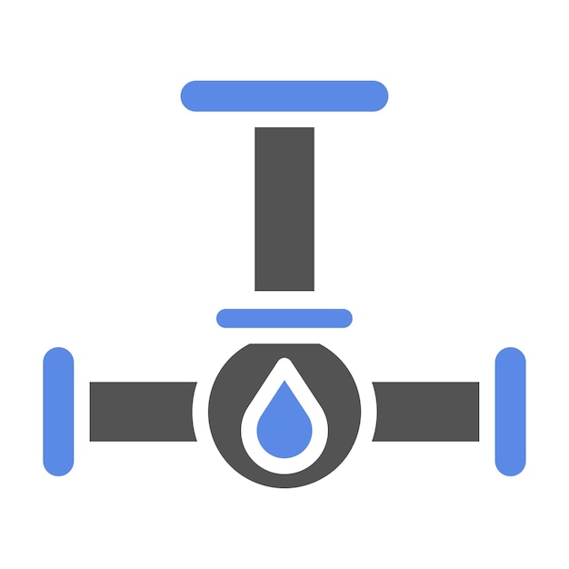 Vectorontwerp Valve Core Icon Style