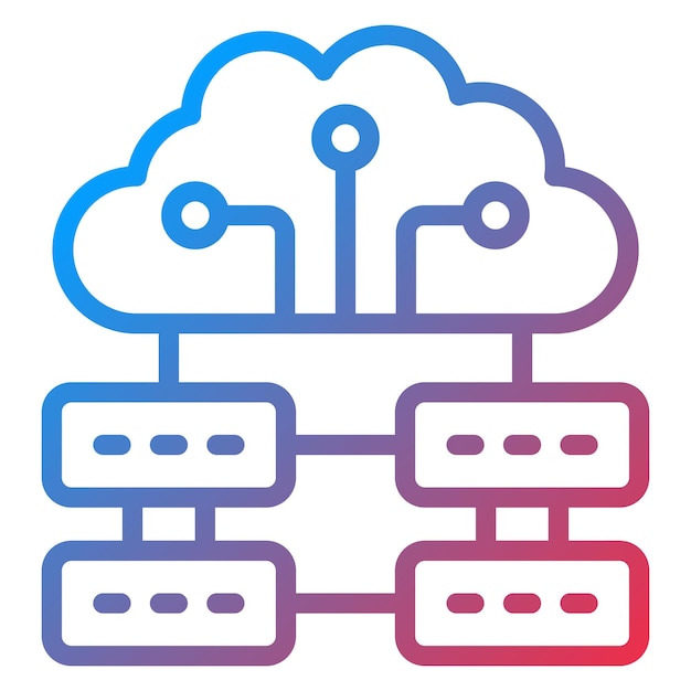 Vectorontwerp van Big Data Icon Style