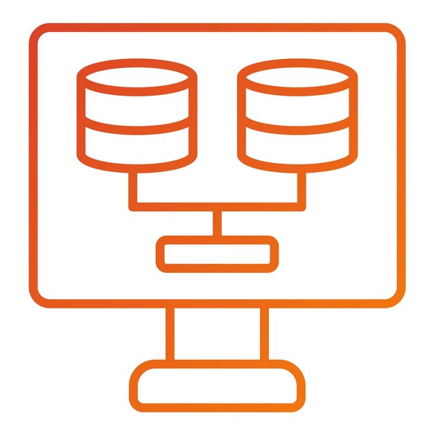 Vectorontwerp van Big Data Icon Style