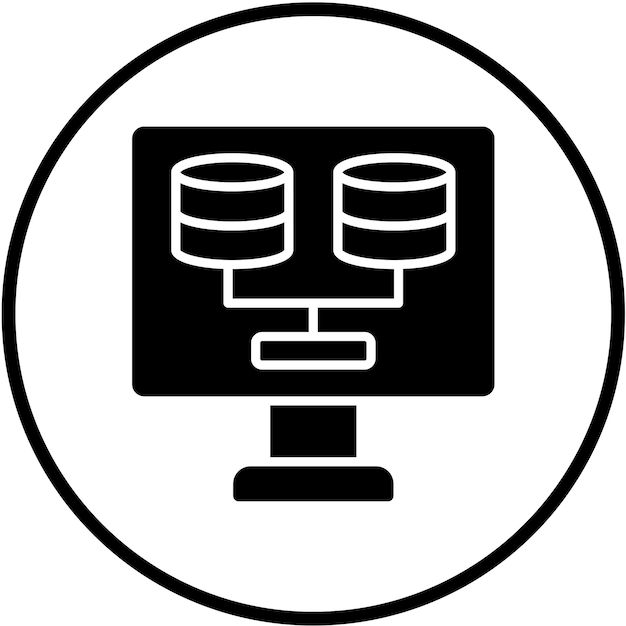 Vectorontwerp van Big Data Icon Style