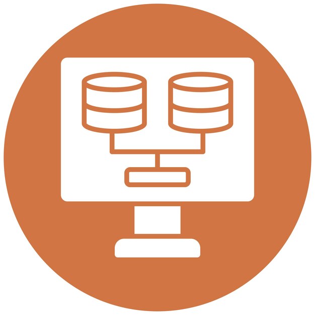 Vectorontwerp van Big Data Icon Style