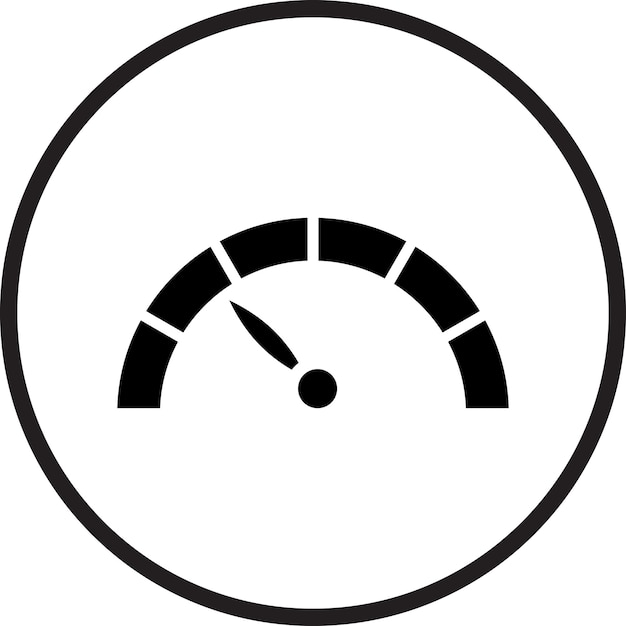 Vectorontwerp van de snelheidsmeter
