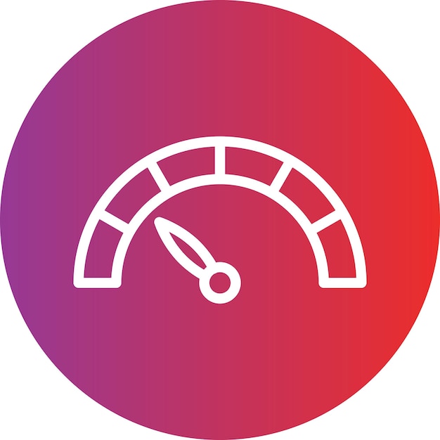 Vectorontwerp van de snelheidsmeter