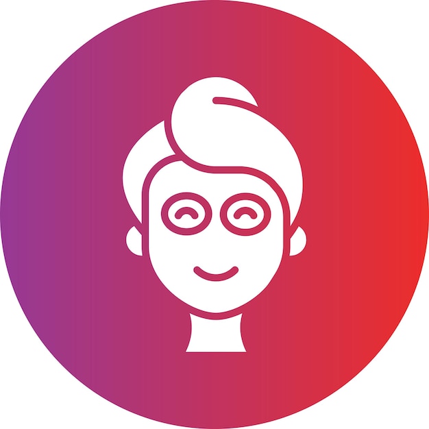 Vectorontwerp van gezichtsmasker Icon Style