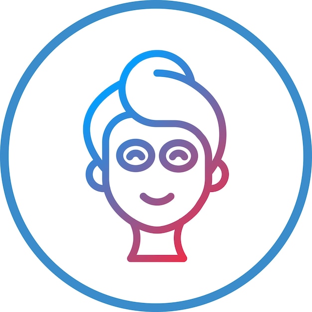 Vectorontwerp van gezichtsmasker Icon Style
