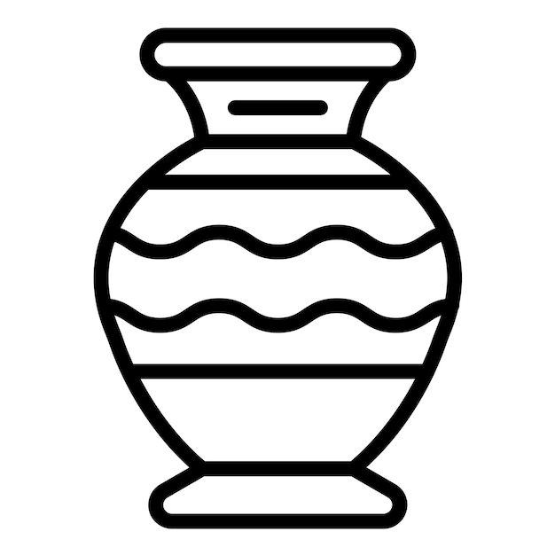 Vectorontwerp Vase Icon Style