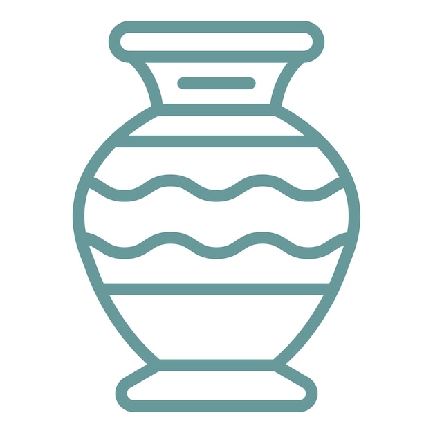 Vectorontwerp Vase Icon Style