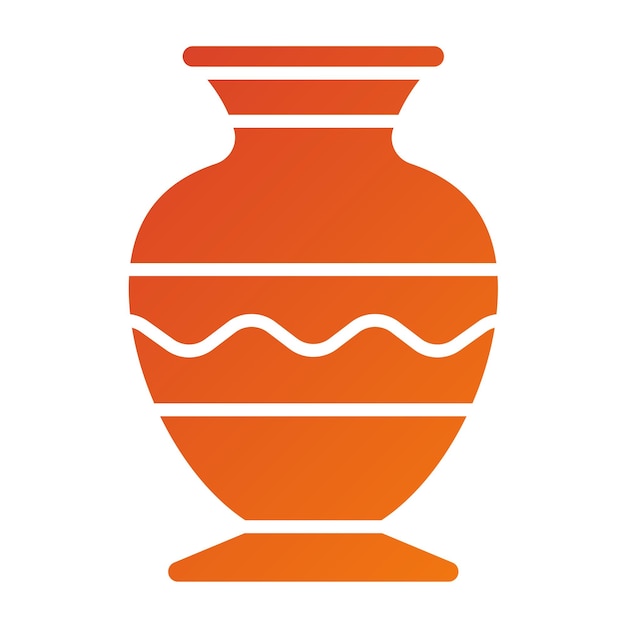 Vectorontwerp Vase Icon Style