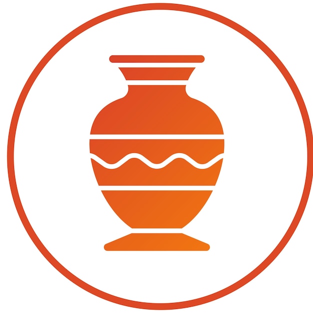 Vectorontwerp Vase Icon Style