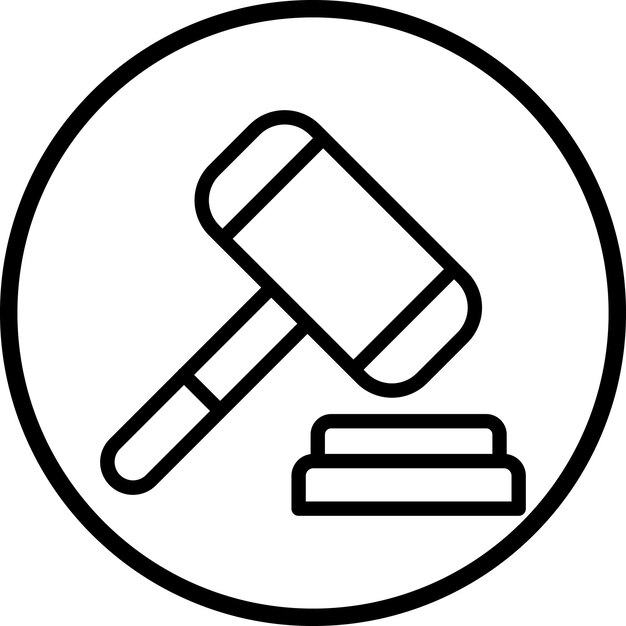Vectorontwerp Veiling Icon Style
