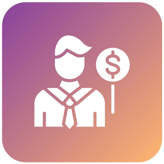 Vectorontwerp Veiling Icon Style
