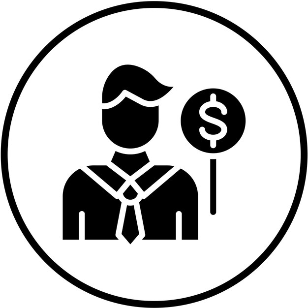 Vectorontwerp Veiling Icon Style