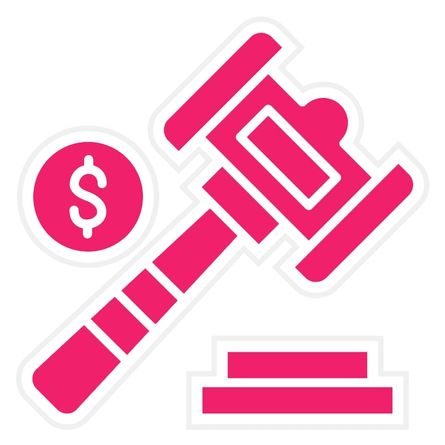 Vectorontwerp Veiling Icon Style