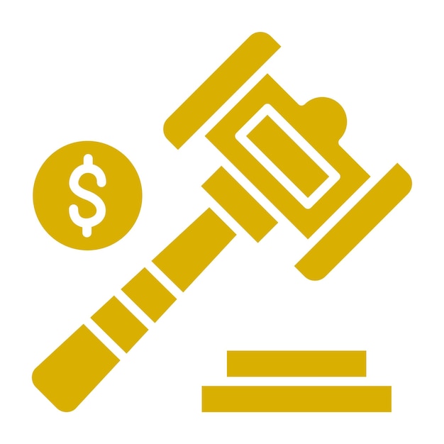 Vectorontwerp Veiling Icon Style
