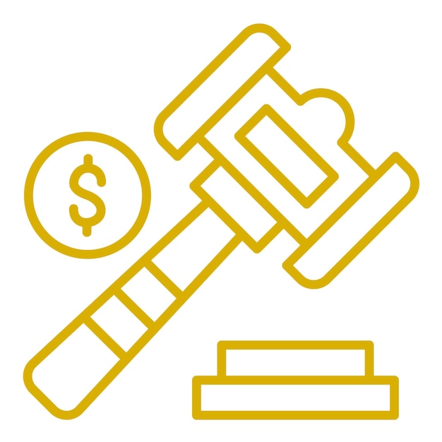Vectorontwerp Veiling Icon Style