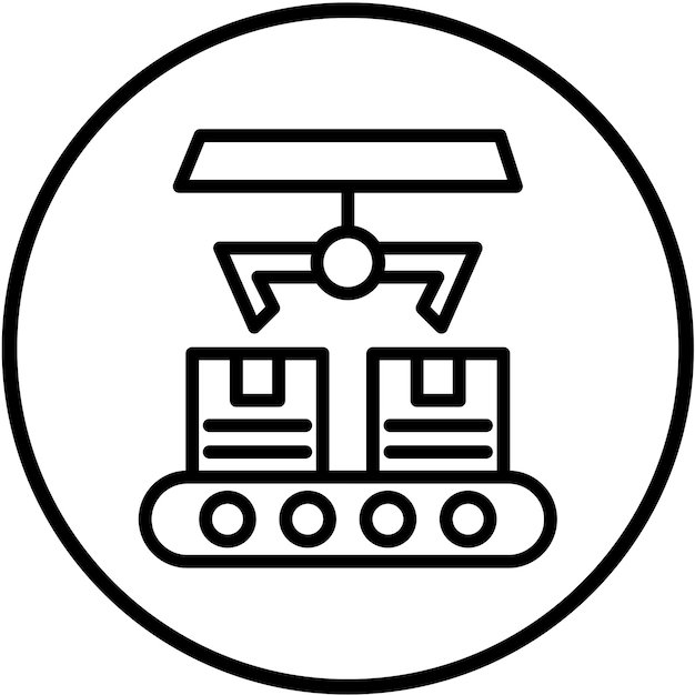Vectorontwerp verpakking icoon stijl