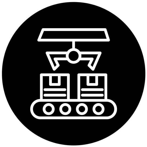 Vectorontwerp verpakking icoon stijl