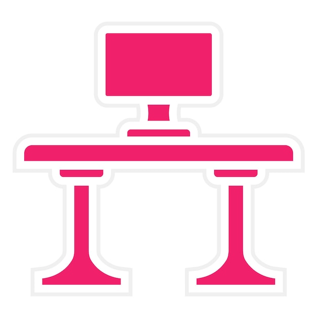 Vectorontwerp Verstelbare tabel Icon Stijl
