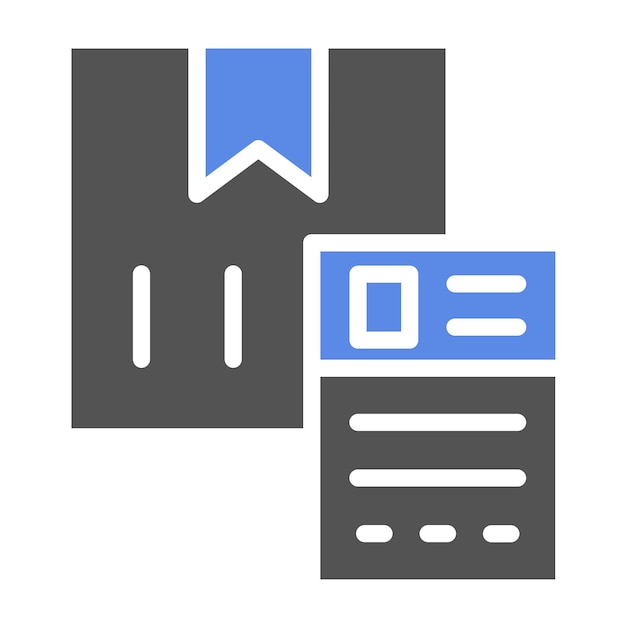 Vectorontwerp verzendlabel Icon Style
