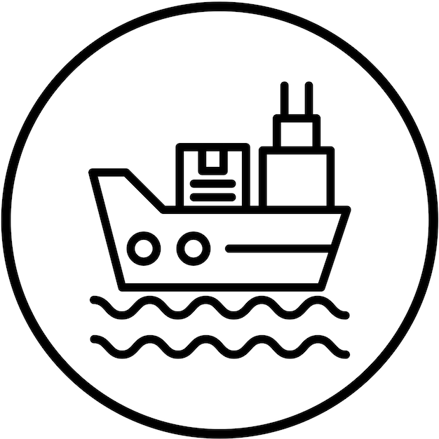 Vectorontwerp verzendpictogram stijl