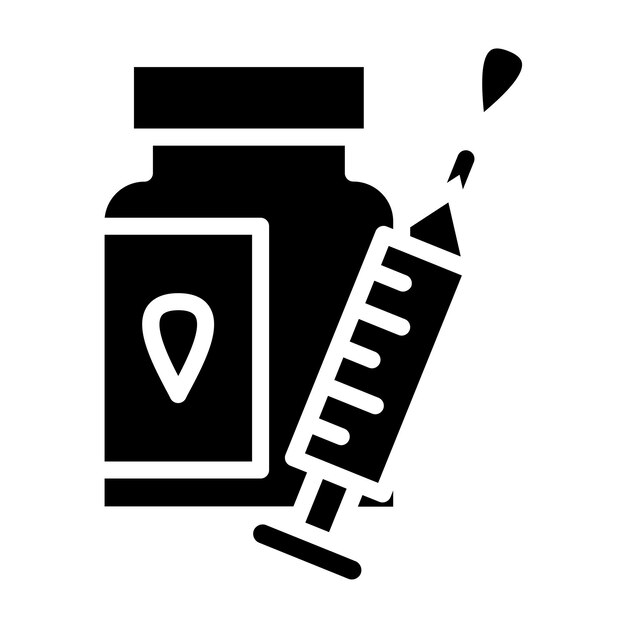Vectorontwerp Vials Icon Style