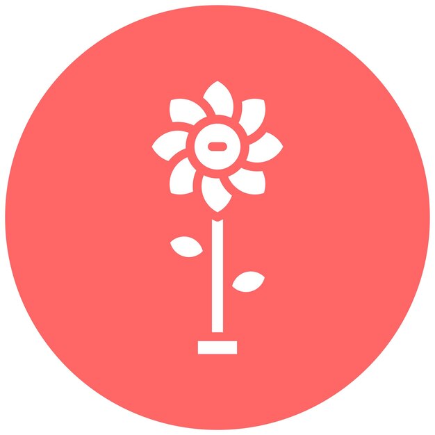 Vectorontwerp Virtuele bloemen Icon Style