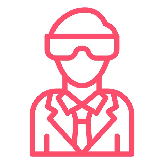 Vectorontwerp Virtuele werkelijkheid Icon Style