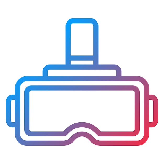 Vectorontwerp Virtuele werkelijkheid Icon Style