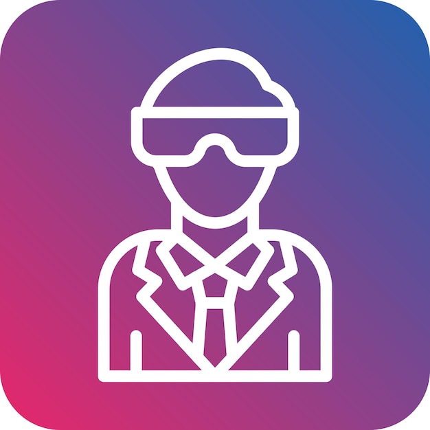 Vectorontwerp Virtuele werkelijkheid Icon Style