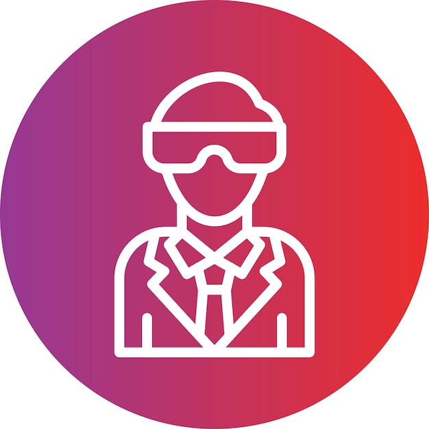 Vectorontwerp Virtuele werkelijkheid Icon Style