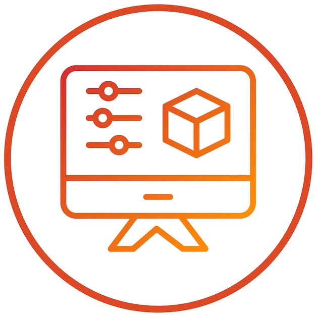 Vectorontwerp Virtuele werkelijkheid Icon Style