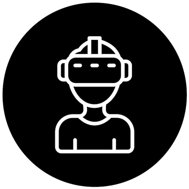Vectorontwerp Virtuele werkelijkheid Icon Style