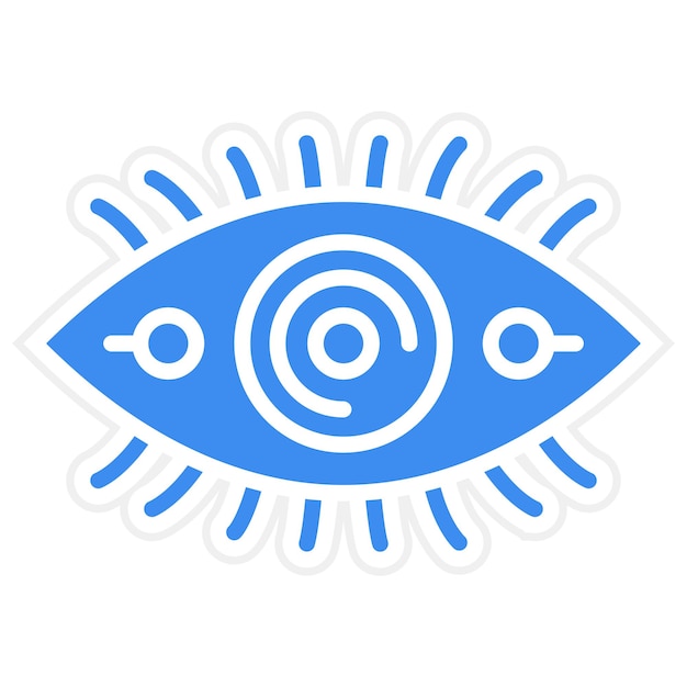 Vectorontwerp Visie Icon Stijl