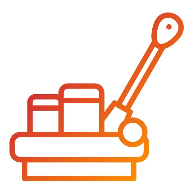 Vectorontwerp vloerbuffer Icon Style