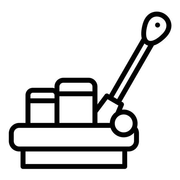 Vectorontwerp vloerbuffer Icon Style