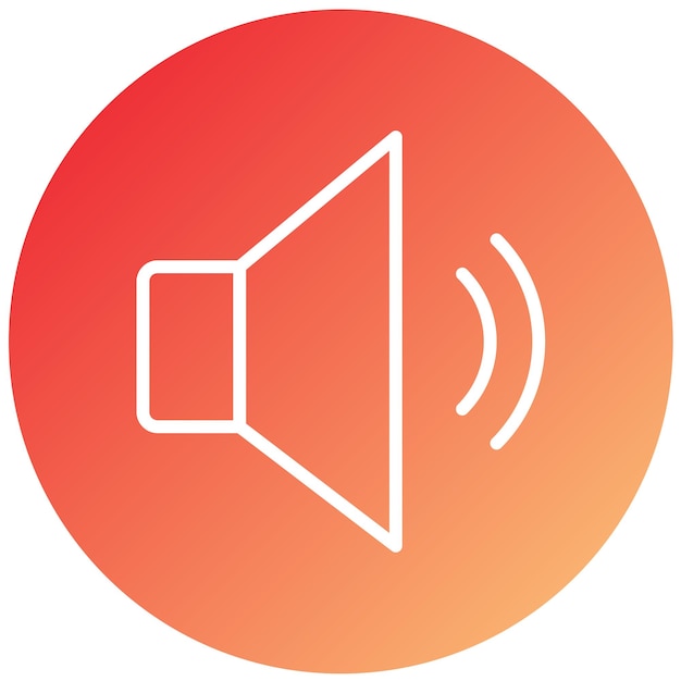 Vectorontwerp Volume Icon Style