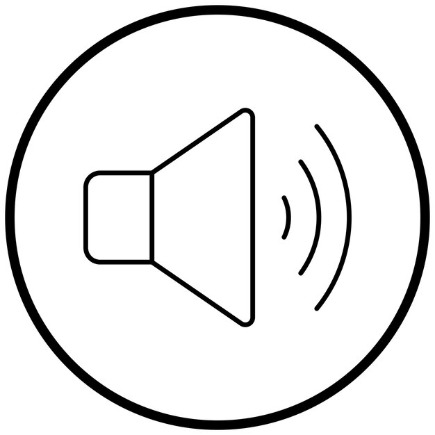 Vectorontwerp Volume Icon Style