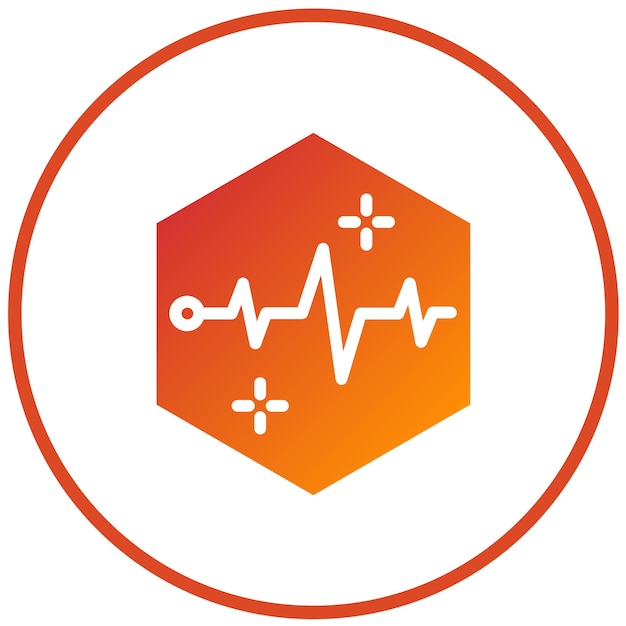 Vectorontwerp Vooruitgang Pulse Icon Style
