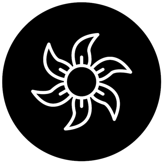 Vectorontwerp Vortex Icon Stijl