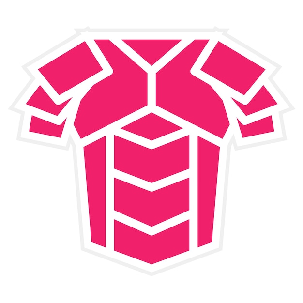 Vectorontwerp wapenrusting Icon Style