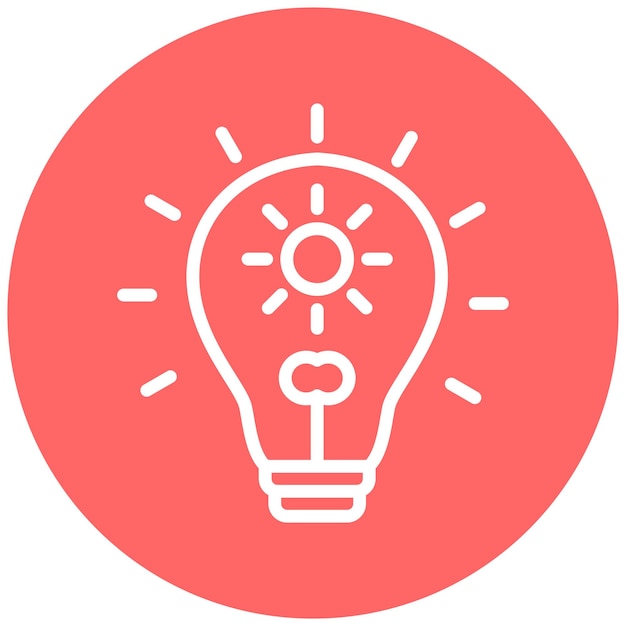 Vectorontwerp Warm Icon Style