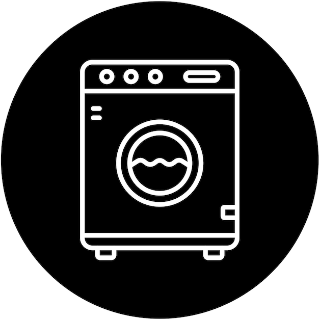 Vectorontwerp Wasmachine Icon Style