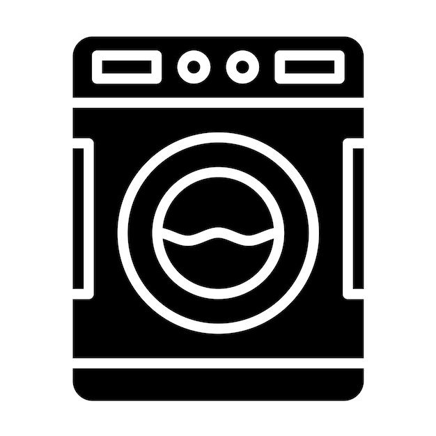 Vectorontwerp Wasmachine Icon Style
