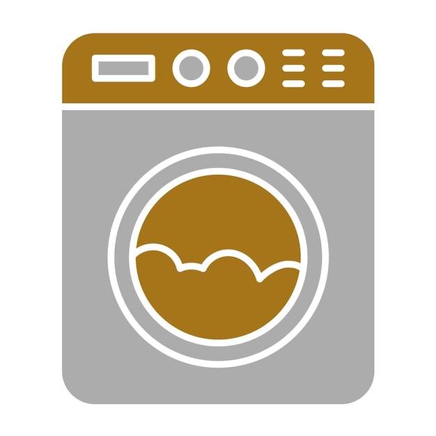 Vectorontwerp Wasmachine Icon Style
